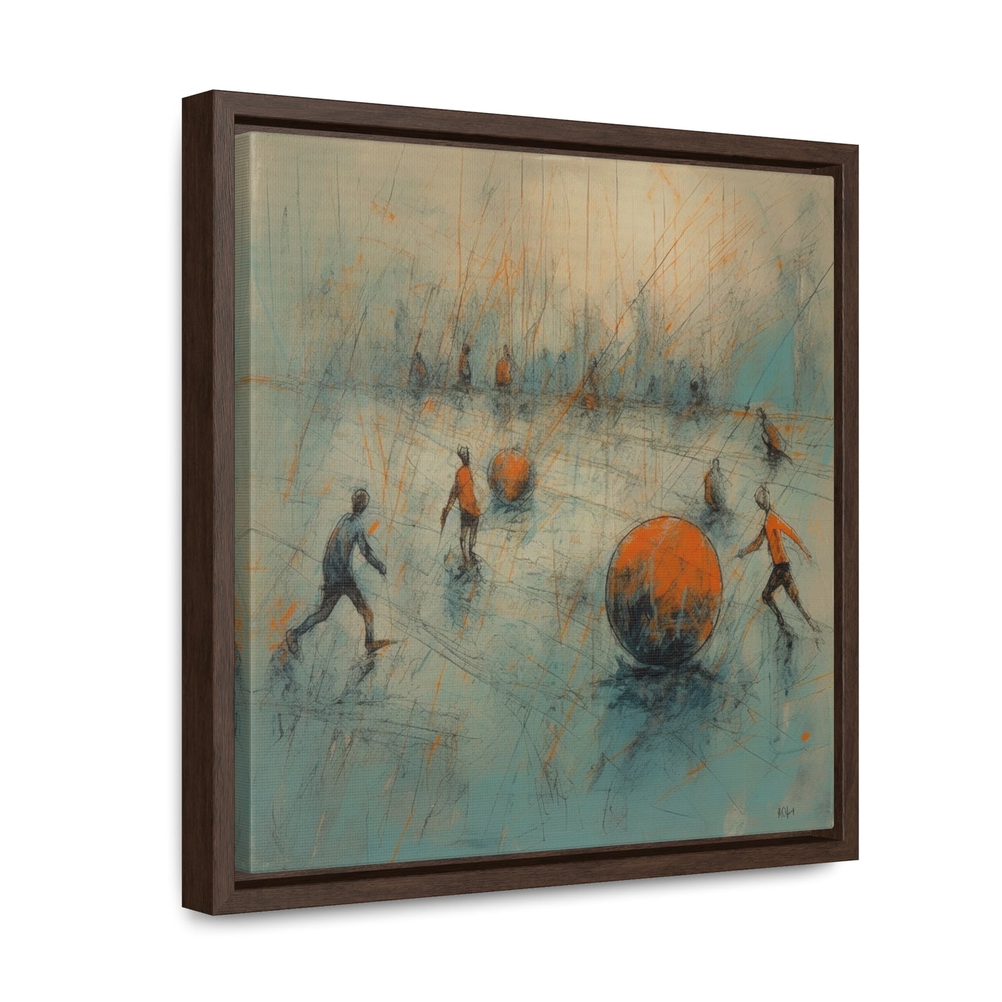 Childhood 28, Gallery Canvas Wraps, Square Frame