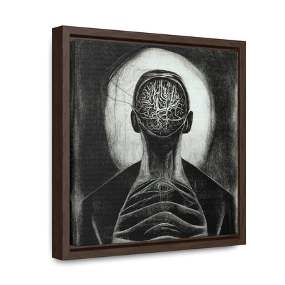 Brain 25, Valentinii, Gallery Canvas Wraps, Square Frame