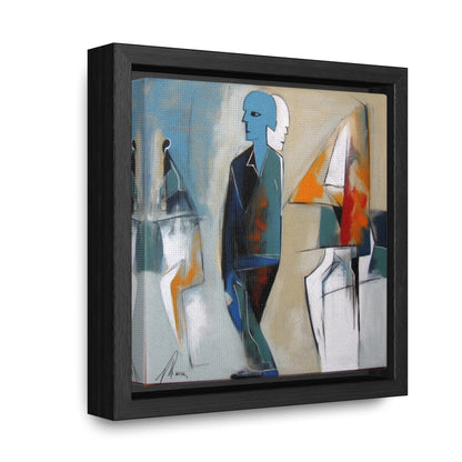 Sad Man 27, Valentinii, Gallery Canvas Wraps, Square Frame