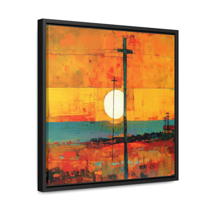 Land of the Sun 59, Valentinii, Gallery Canvas Wraps, Square Frame