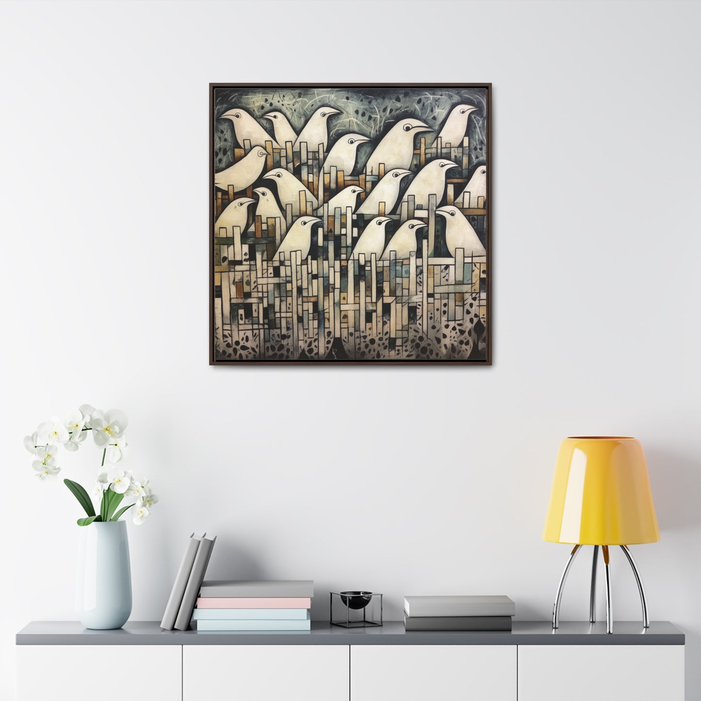 Bird 37, Gallery Canvas Wraps, Square Frame