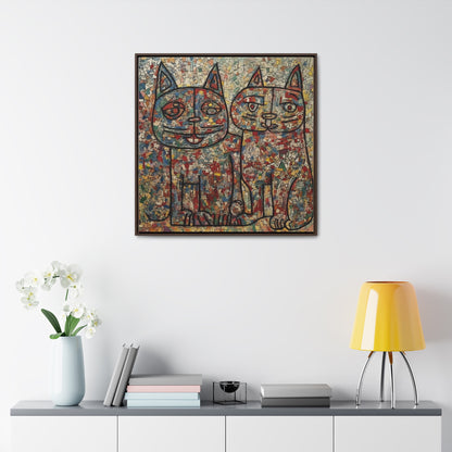 Cat 5, Gallery Canvas Wraps, Square Frame