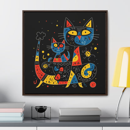 Cat 122, Gallery Canvas Wraps, Square Frame