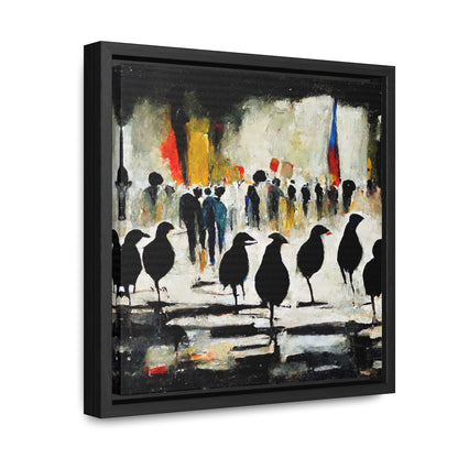 Social Seeds, Valentinii, Gallery Canvas Wraps, Square Frame