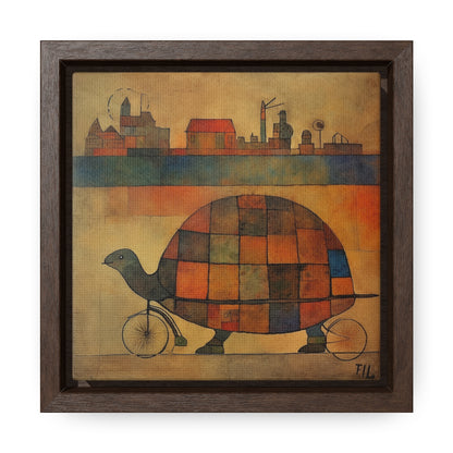 Turtle 10, Gallery Canvas Wraps, Square Frame