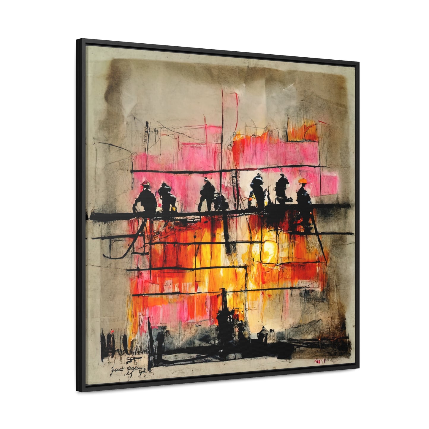 Land of the Sun 3, Valentinii, Gallery Canvas Wraps, Square Frame