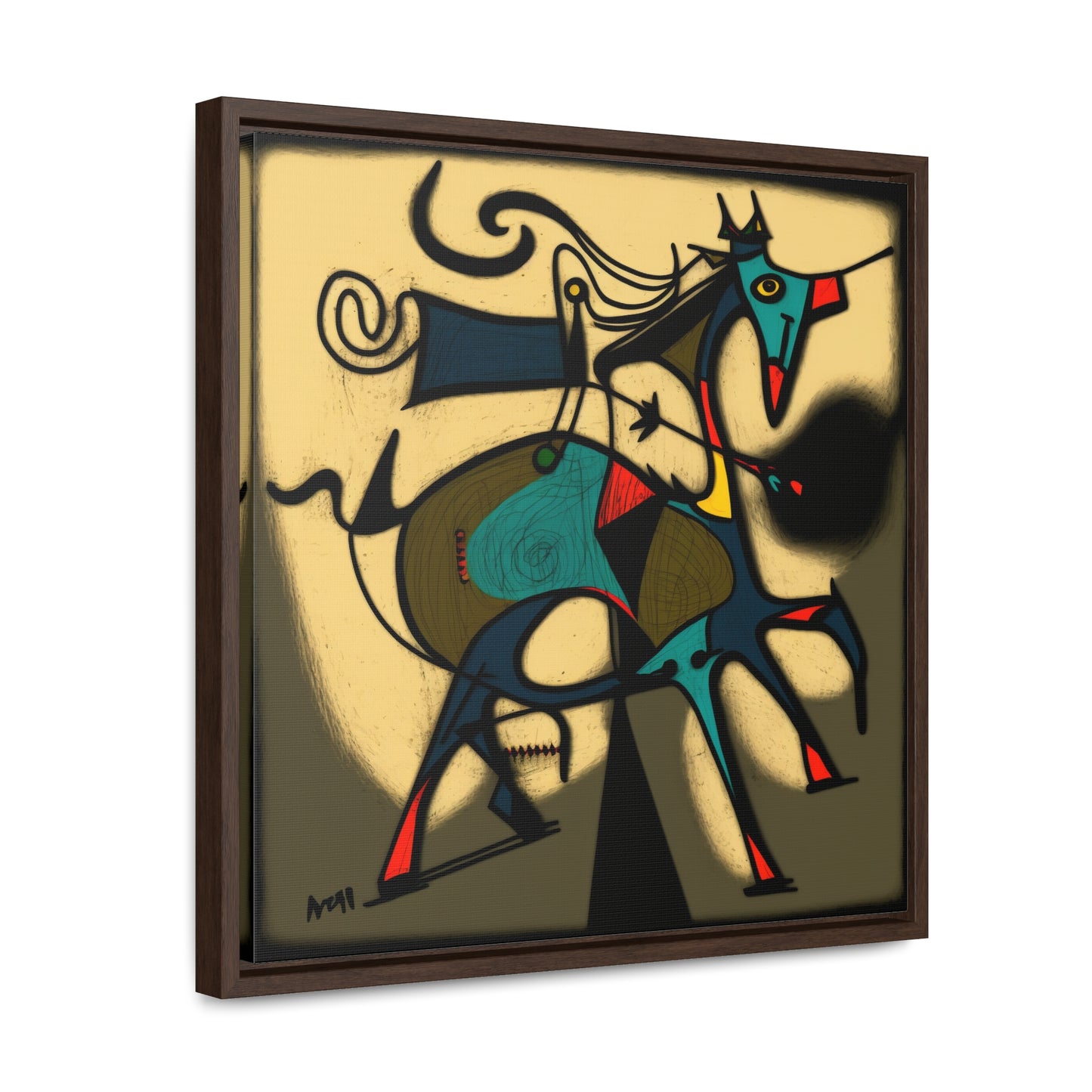 Naivia 18, Gallery Canvas Wraps, Square Frame