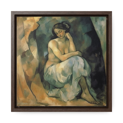 Women 2, Valentinii, Gallery Canvas Wraps, Square Frame