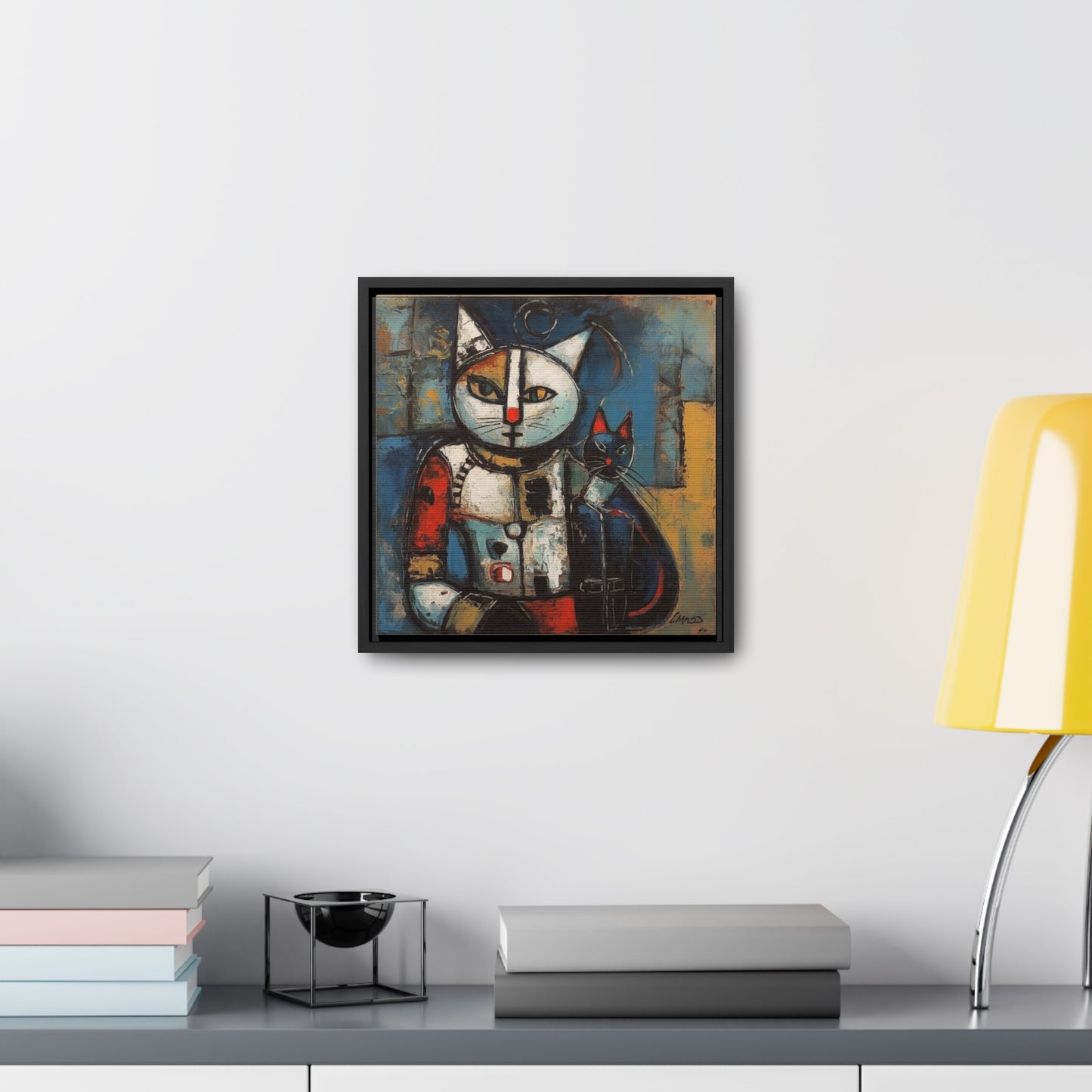 Cat 38, Gallery Canvas Wraps, Square Frame