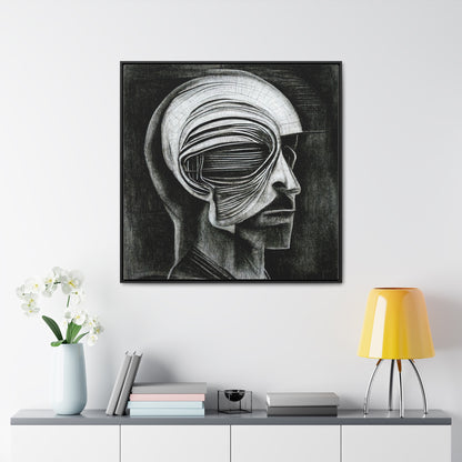 Brain 29, Valentinii, Gallery Canvas Wraps, Square Frame