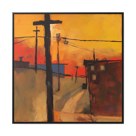Land of the Sun 70, Valentinii, Gallery Canvas Wraps, Square Frame