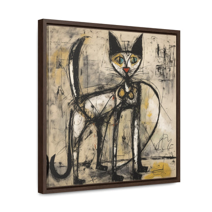 Cat 47, Gallery Canvas Wraps, Square Frame