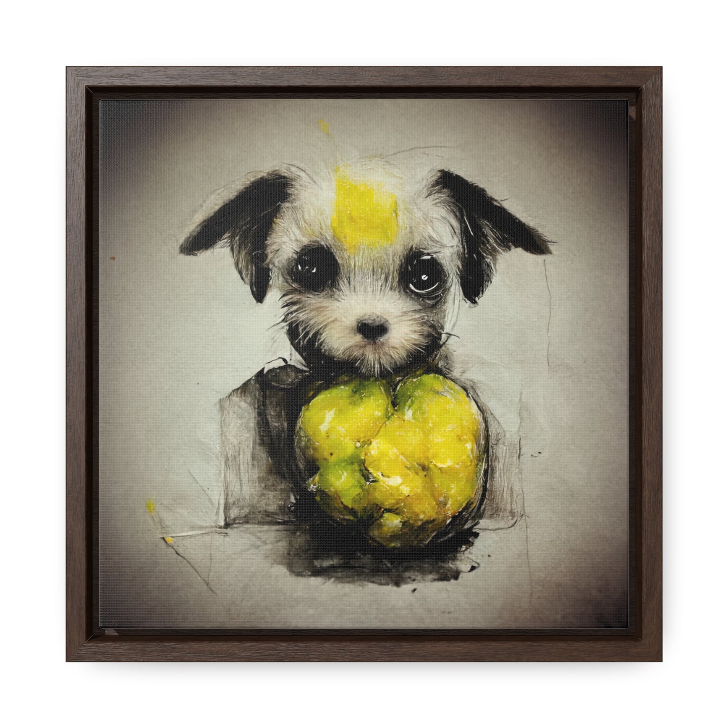 Dogs and Puppies 4, Valentinii, Gallery Canvas Wraps, Square Frame