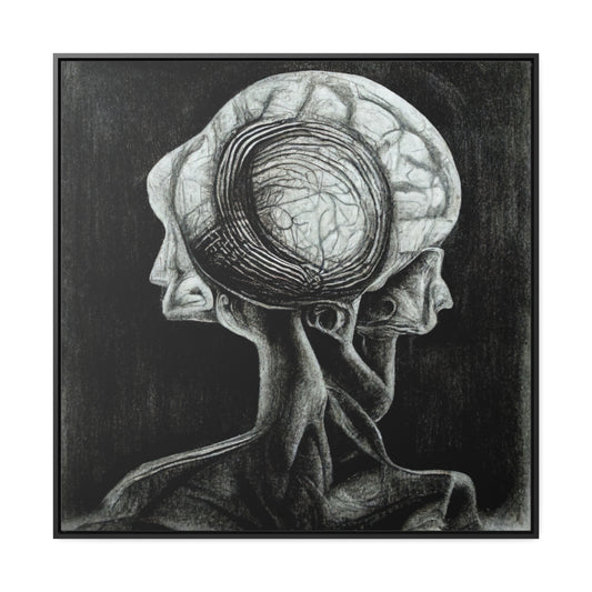 Brain 22, Valentinii, Gallery Canvas Wraps, Square Frame