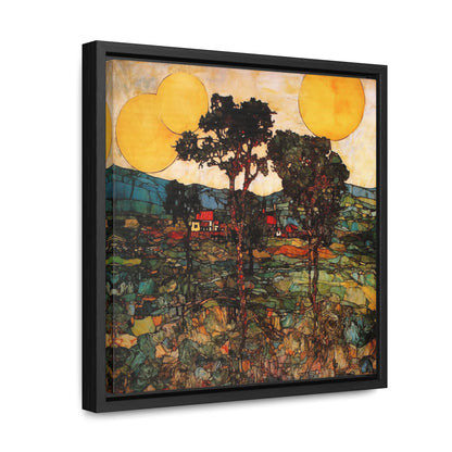 Land of the Sun 42, Valentinii, Gallery Canvas Wraps, Square Frame