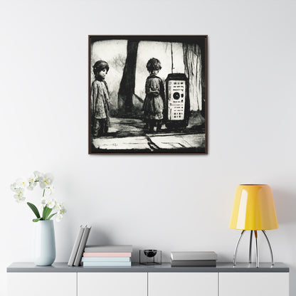 Childhood Wave 3, Valentinii, Gallery Canvas Wraps, Square Frame