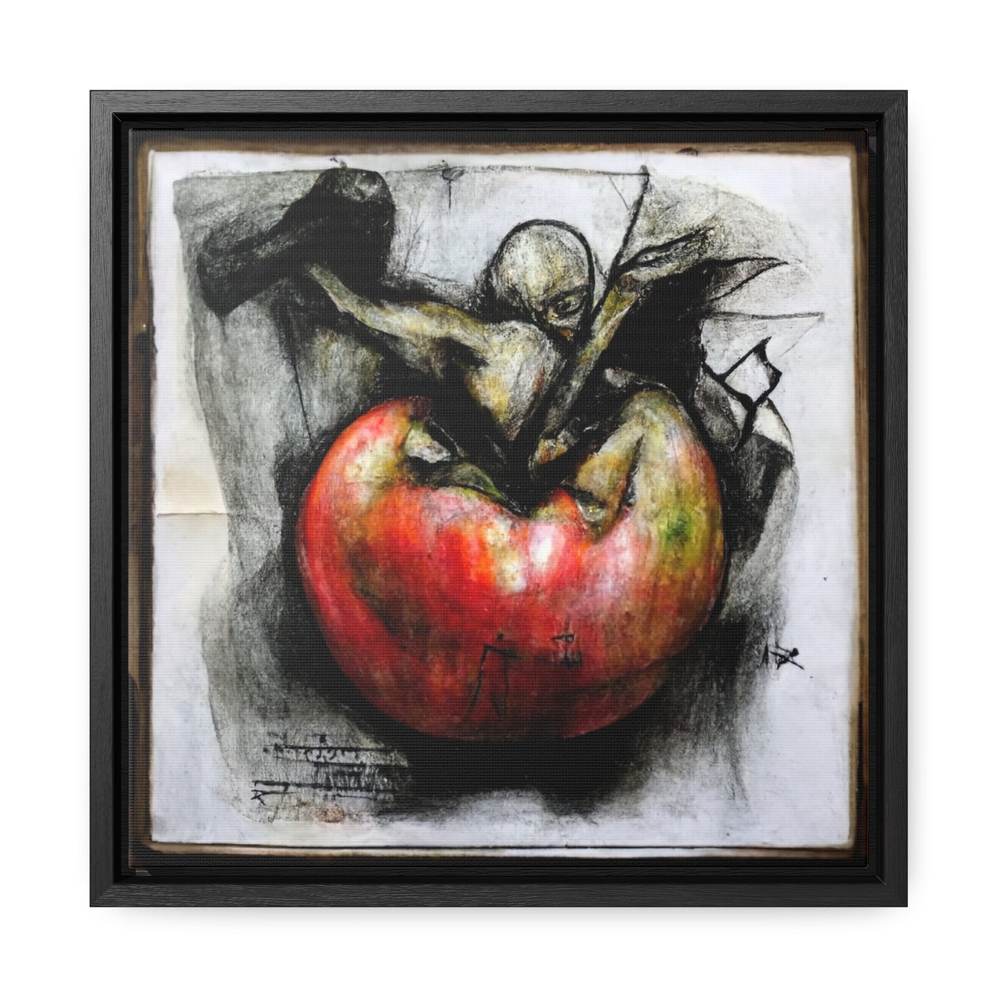 Apple 27, Valentinii, Gallery Canvas Wraps, Square Frame