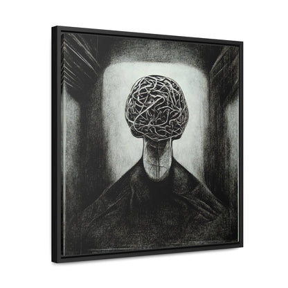 Brain 16, Valentinii, Gallery Canvas Wraps, Square Frame