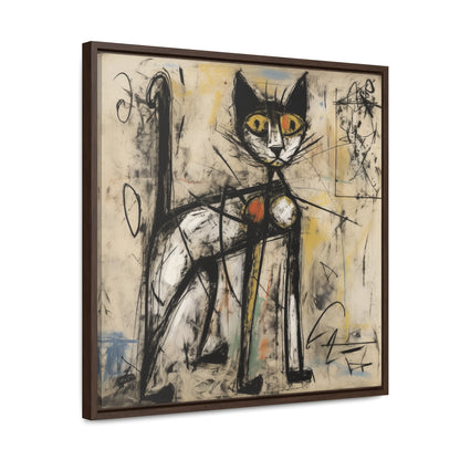 Cat 44, Gallery Canvas Wraps, Square Frame