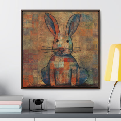 Rabbit 21, Gallery Canvas Wraps, Square Frame