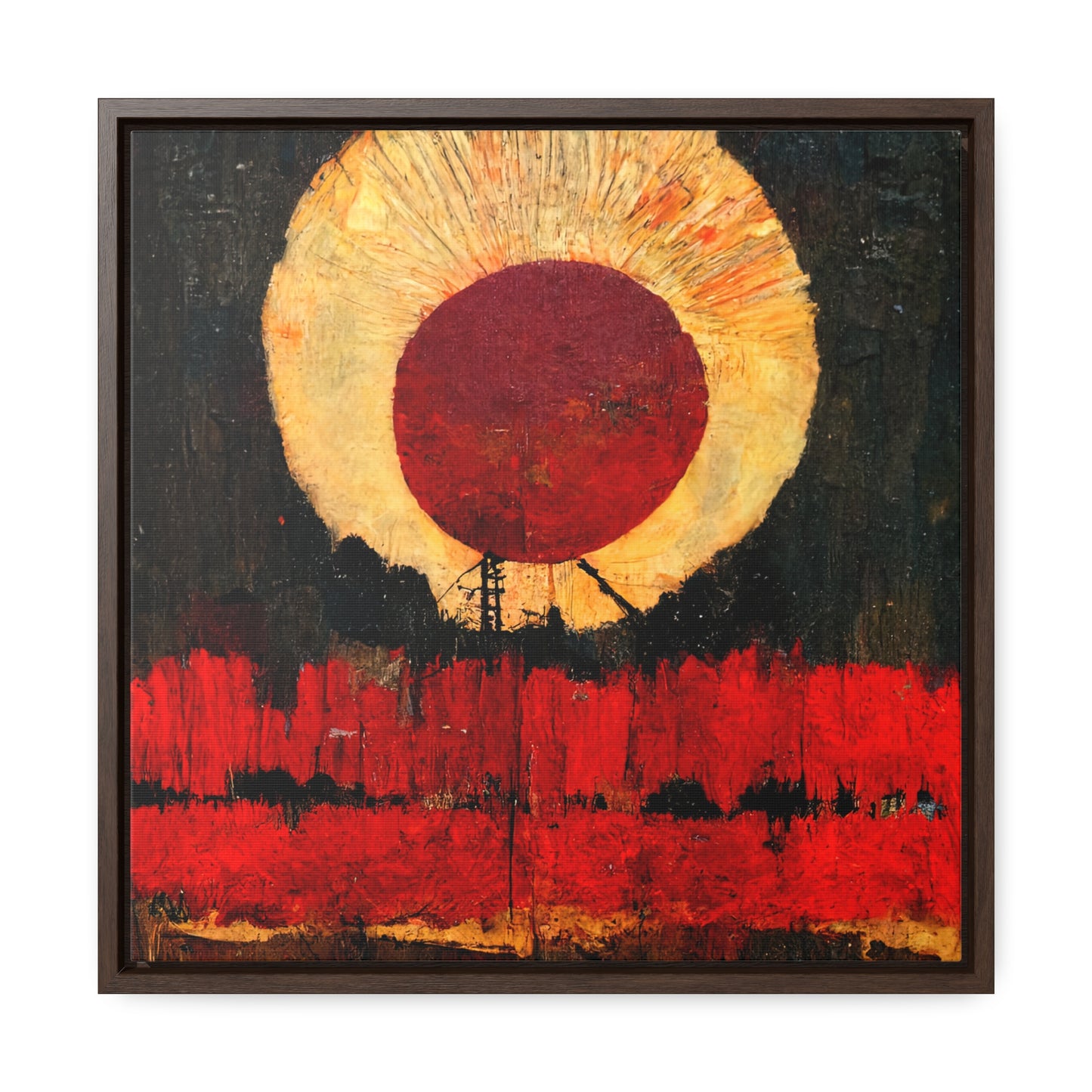 Land of the Sun 28, Valentinii, Gallery Canvas Wraps, Square Frame