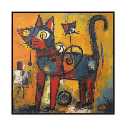 Cat 97, Gallery Canvas Wraps, Square Frame