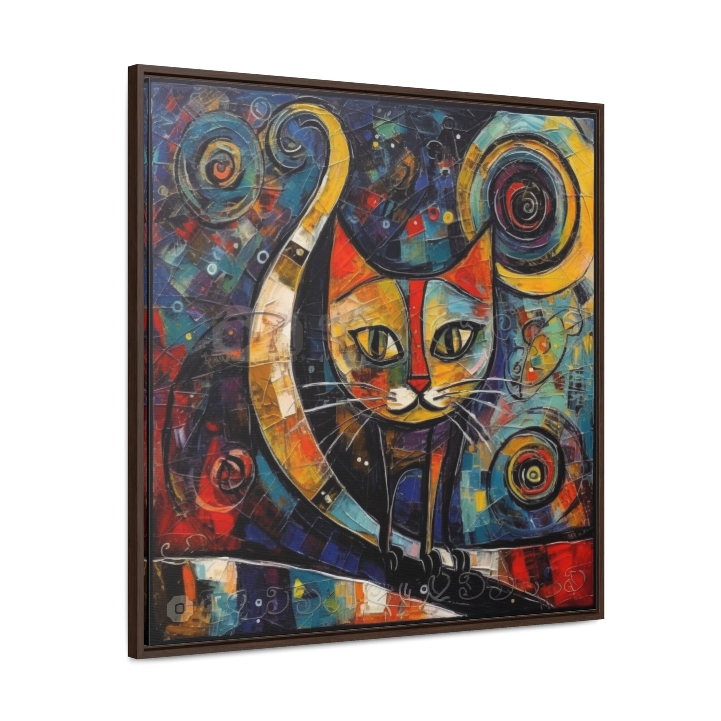 Cat 118, Gallery Canvas Wraps, Square Frame