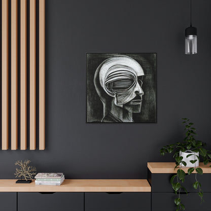 Brain 29, Valentinii, Gallery Canvas Wraps, Square Frame