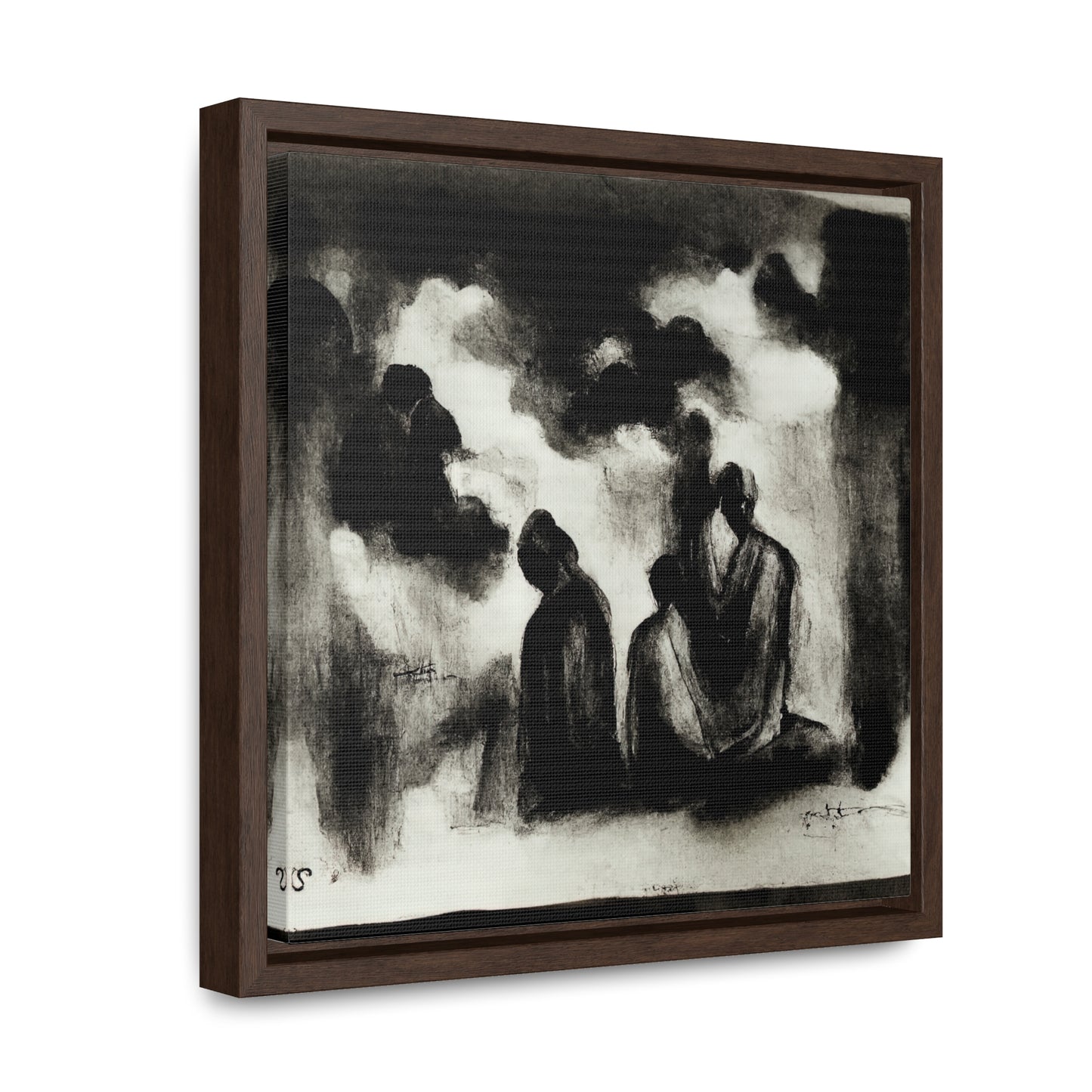 Palaeolithic Prayer 2, Valentinii, Gallery Canvas Wraps, Square Frame