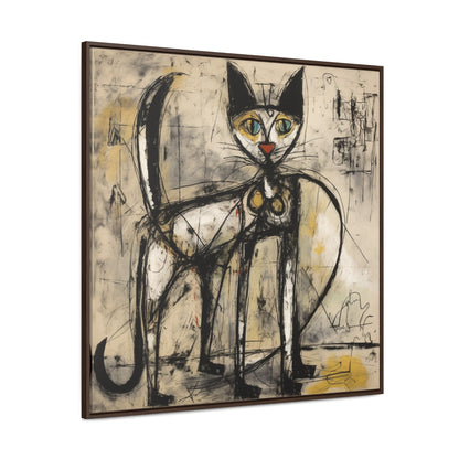 Cat 47, Gallery Canvas Wraps, Square Frame