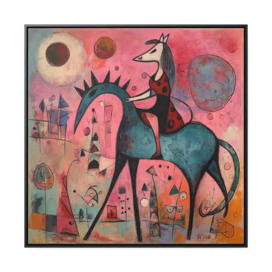 The Dreams of the Child 19, Gallery Canvas Wraps, Square Frame