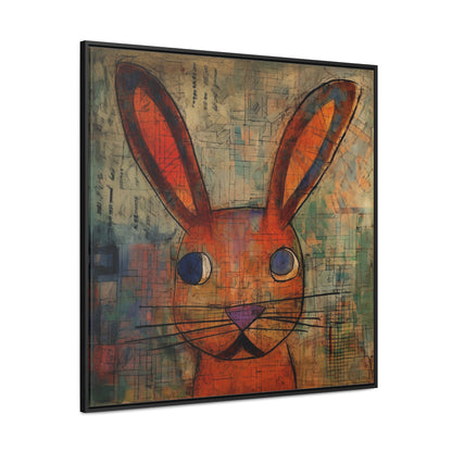 Rabbit 35, Gallery Canvas Wraps, Square Frame