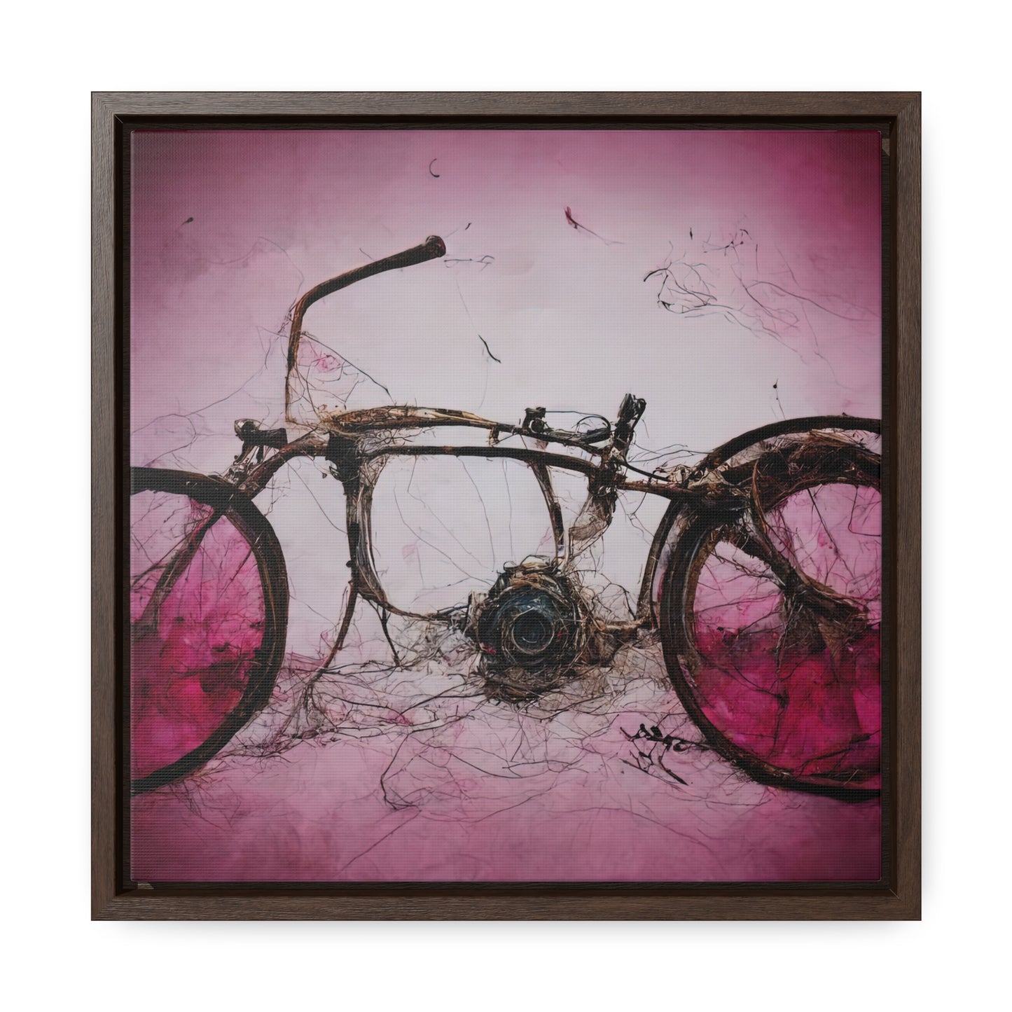 Bicycle 9, Valentinii, Gallery Canvas Wraps, Square Frame