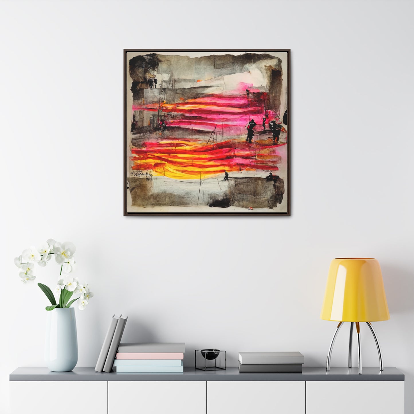 Land of the Sun 6, Valentinii, Gallery Canvas Wraps, Square Frame