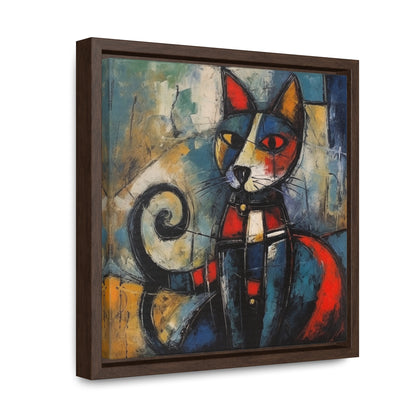 Cat 68, Gallery Canvas Wraps, Square Frame