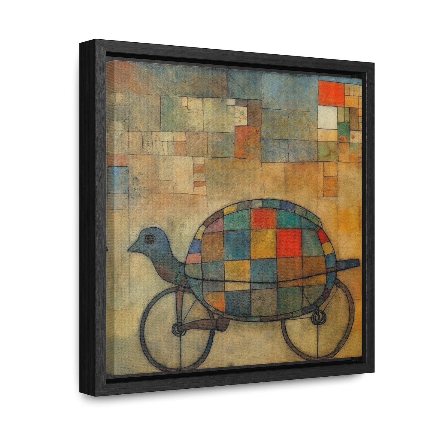 Turtle 9, Gallery Canvas Wraps, Square Frame