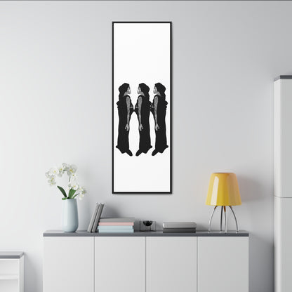 Three Women, Original Eduard Pavel, Gallery Canvas Wraps, Vertical Frame