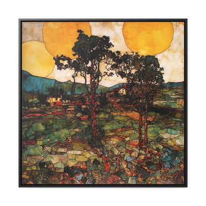 Land of the Sun 41, Valentinii, Gallery Canvas Wraps, Square Frame