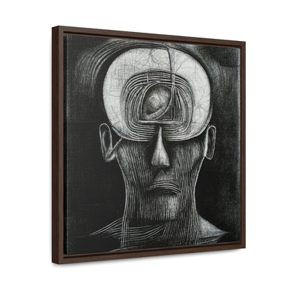 Brain 39, Valentinii, Gallery Canvas Wraps, Square Frame