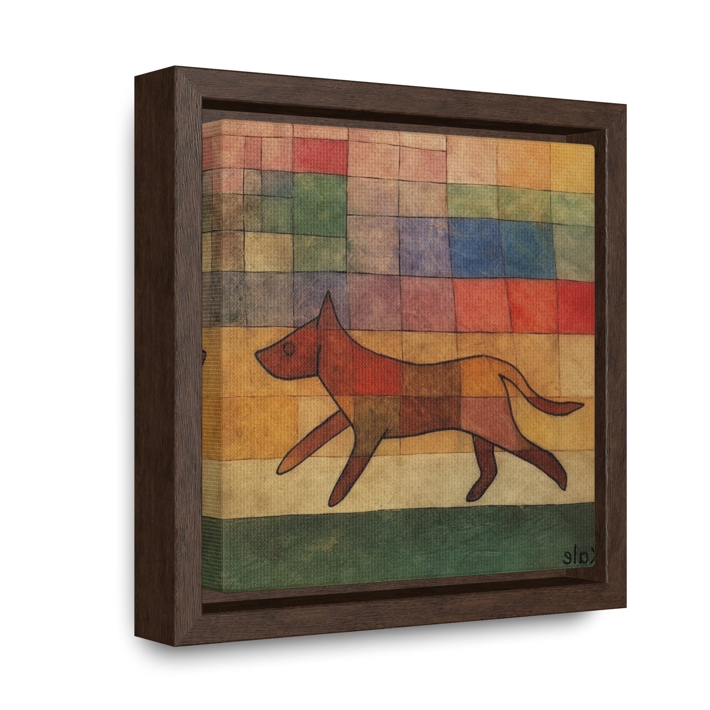 V Dog 4, Gallery Canvas Wraps, Square Frame