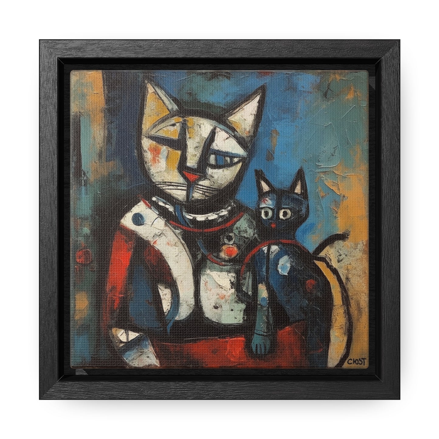 Cat 83, Gallery Canvas Wraps, Square Frame