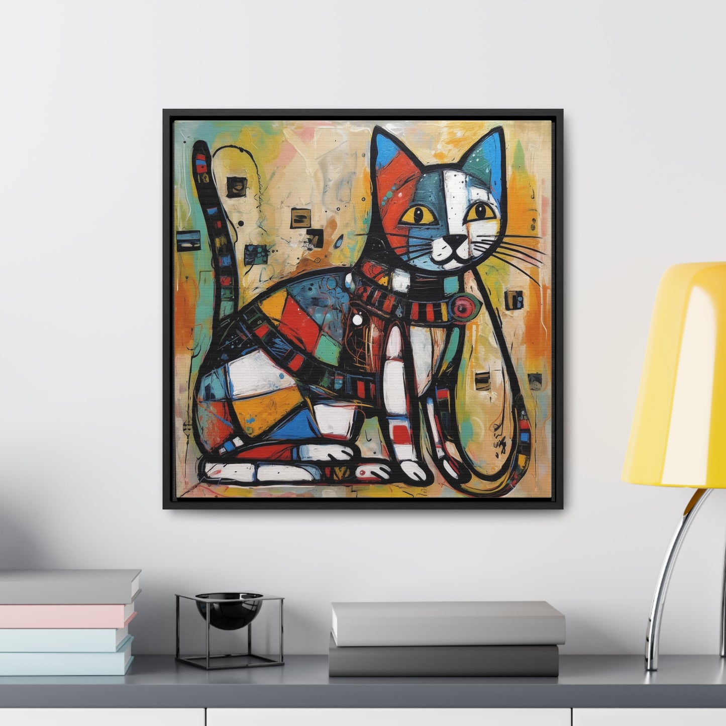 Cat 94, Gallery Canvas Wraps, Square Frame