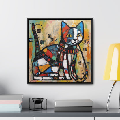 Cat 94, Gallery Canvas Wraps, Square Frame