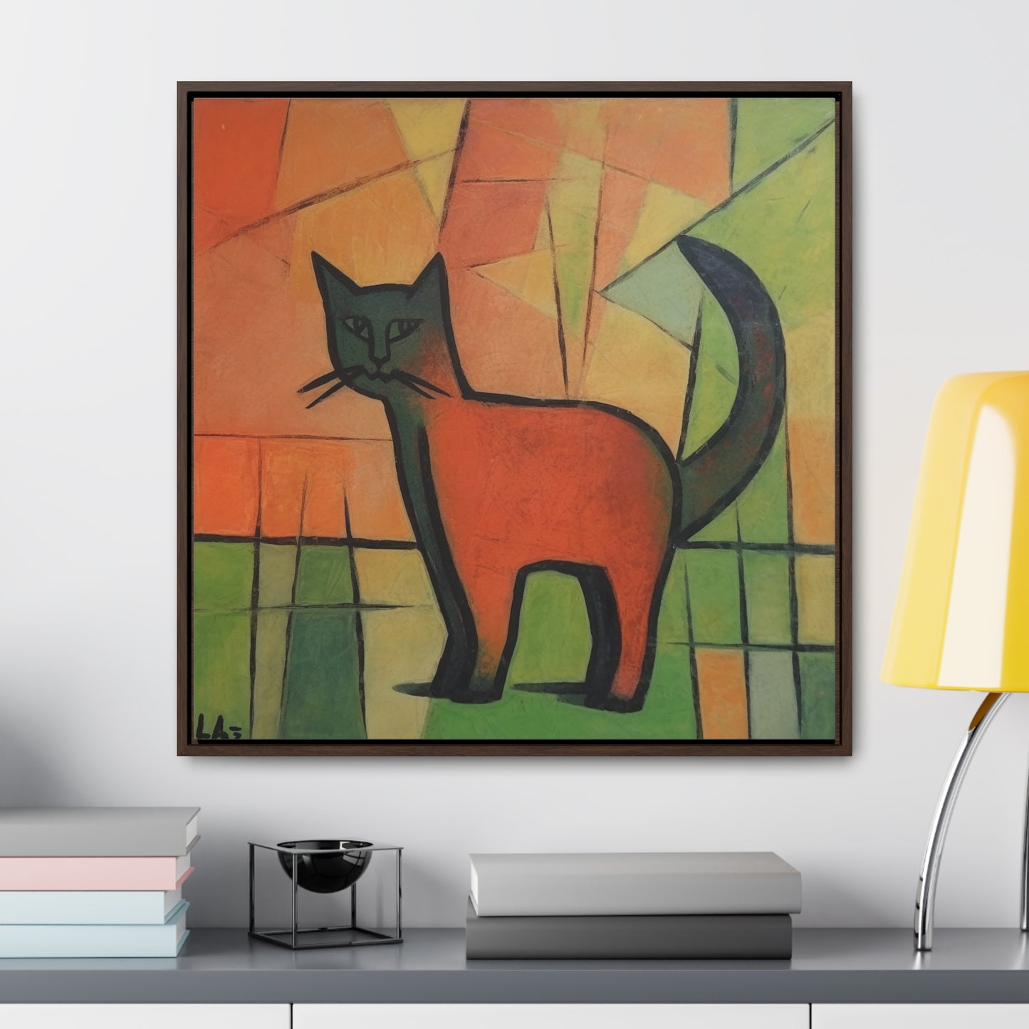 Cat 20, Gallery Canvas Wraps, Square Frame