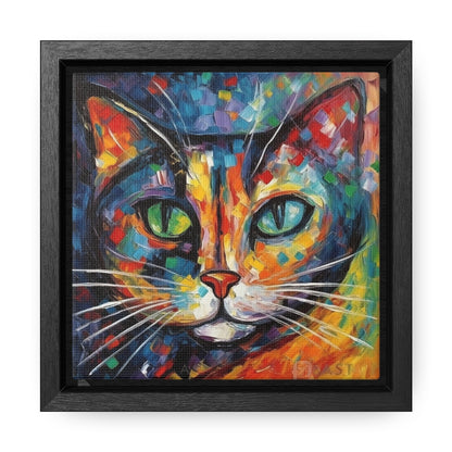 Cat 132, Gallery Canvas Wraps, Square Frame