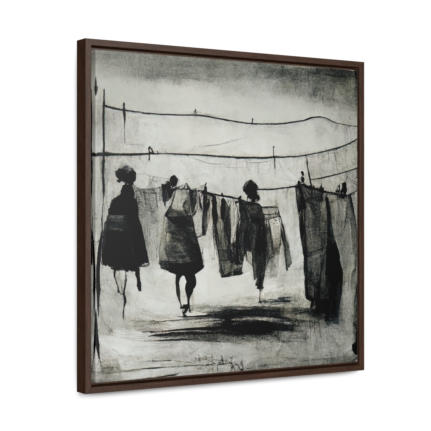 Domestic Memories 6, Valentinii, Gallery Canvas Wraps, Square Frame