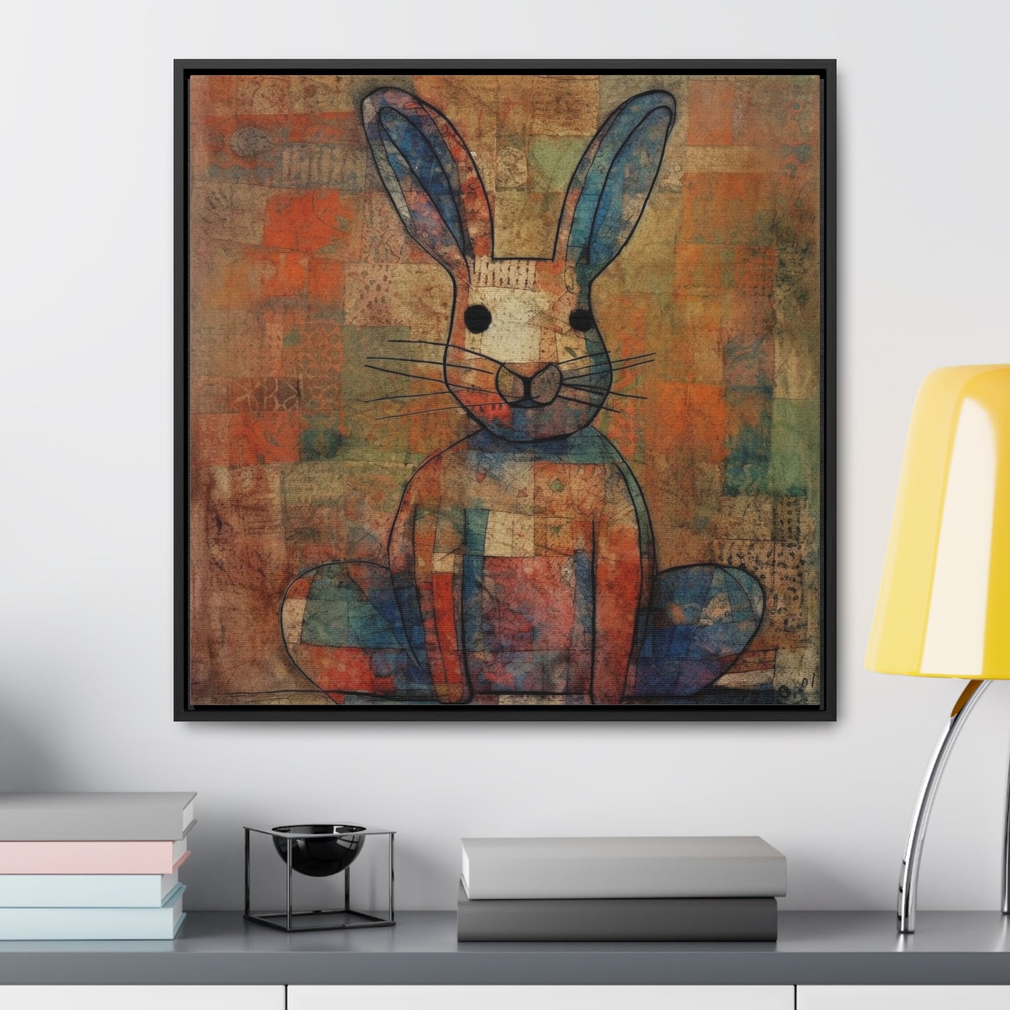 Rabbit 24, Gallery Canvas Wraps, Square Frame