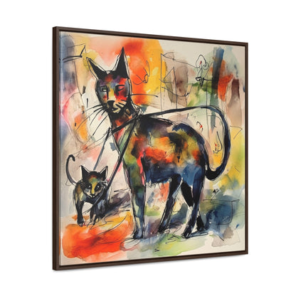 Cat 72, Gallery Canvas Wraps, Square Frame