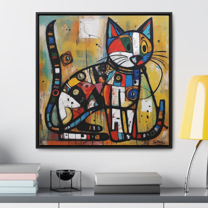 Cat 101, Gallery Canvas Wraps, Square Frame