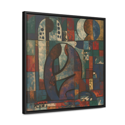 Sad Man 11, Valentinii, Gallery Canvas Wraps, Square Frame